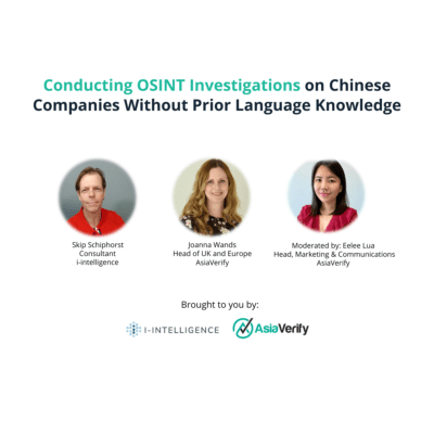 OSINT Investigations on Chinese Companies