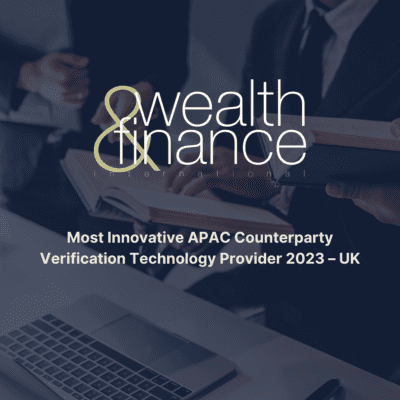 Wealth & Finance International Most Innovative Apac Counterparty Verification Technology (square)